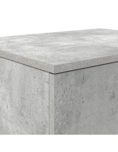 Armadio 2 pcs Grigio cemento 103 x 41 x 40 cm Legno multistrato