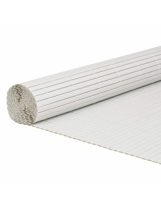 Recinzione da Giardino Bifacciale Bianca 1,8x5 m in PVC 2