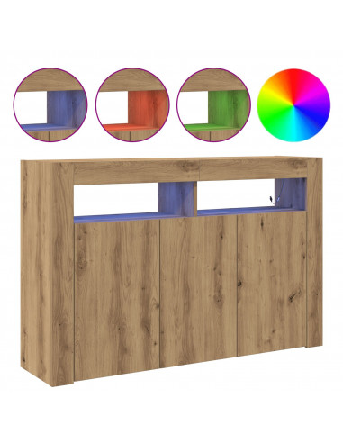 Credenza  Rovere Artigianale Legno Ingegnerizzato 116 x 30 x 75 cm