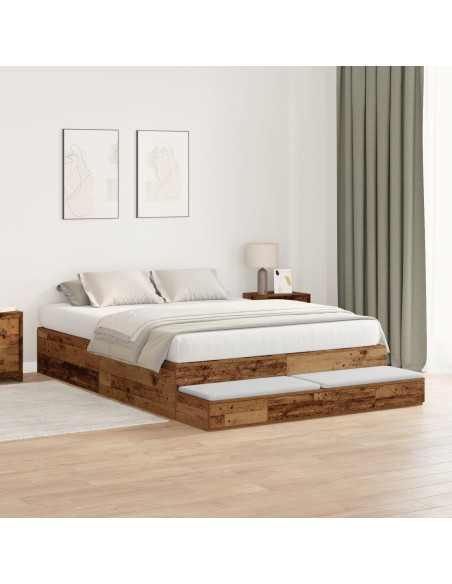 Struttura Letto  Legno Vecchio 140x200 cm