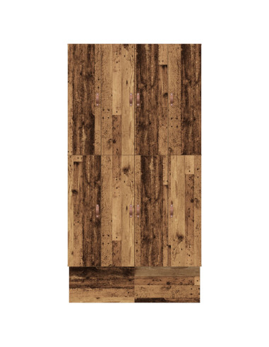 Struttura letto con contenitore Legno vecchio 120 cm