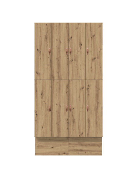 Struttura Letto con Contenitore  Rovere Artigianale 120x200 cm