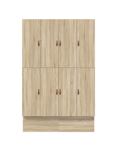 Struttura letto contenitore Rovere Sonoma 140x200 cm