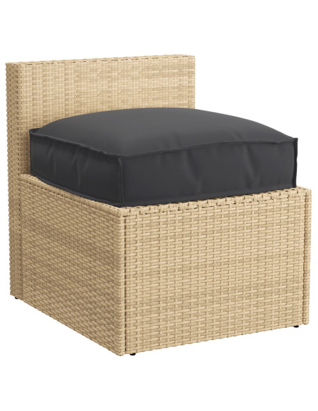 Cuscino Nero 50 x 50 x 12 cm Tessuto Oxford