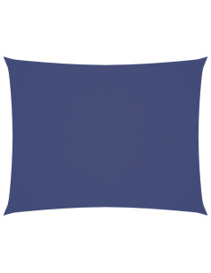Parasole a Vela in Oxford Rettangolare 4x6 m Blu 2