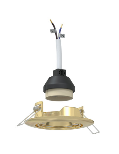 Spotlight 24 pcs Oro 9 x 9 x 2.5 cm Metallo