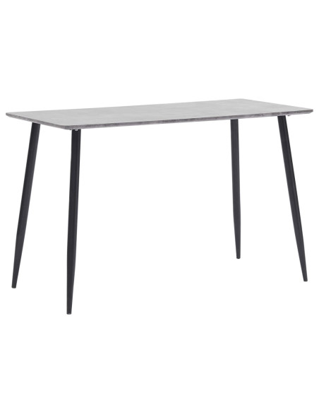Tavolo da Pranzo Grigio 120x60x75 cm in MDF