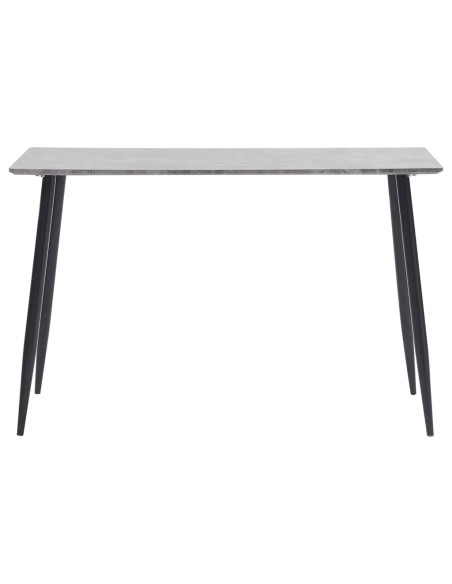 Tavolo da Pranzo Grigio 120x60x75 cm in MDF