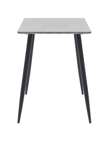 Tavolo da Pranzo Grigio 120x60x75 cm in MDF