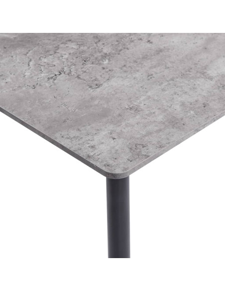 Tavolo da Pranzo Grigio 120x60x75 cm in MDF