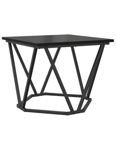 Set tavolini 2 pcs Rovere nero 50 x 50 x 40 cm