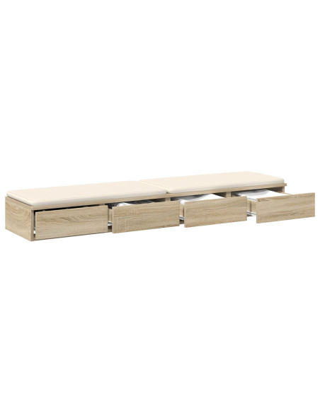 Comodino  Rovere di Sonoma Legno ingegnerizzato 140 x 36.5 x 16.5 cm