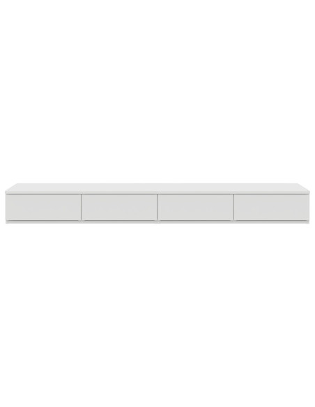 Cassetti letto  Bianchi 160x36.5x16.5 cm in legno ingegnerizzato