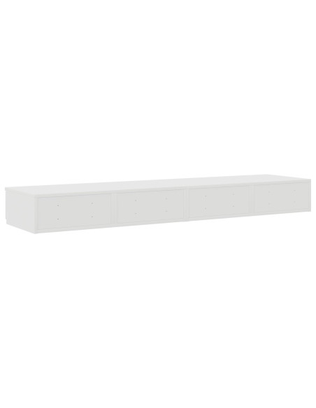 Cassetti letto  Bianchi 160x36.5x16.5 cm in legno ingegnerizzato