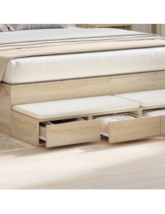 Cassetti per letto Rovere Sonoma 140 x 36,5 x 16,5 cm 2