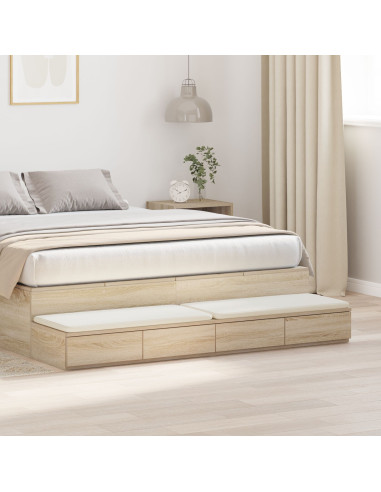 Cassetti per letto Rovere Sonoma 150 x 36,5 x 16,5 cm