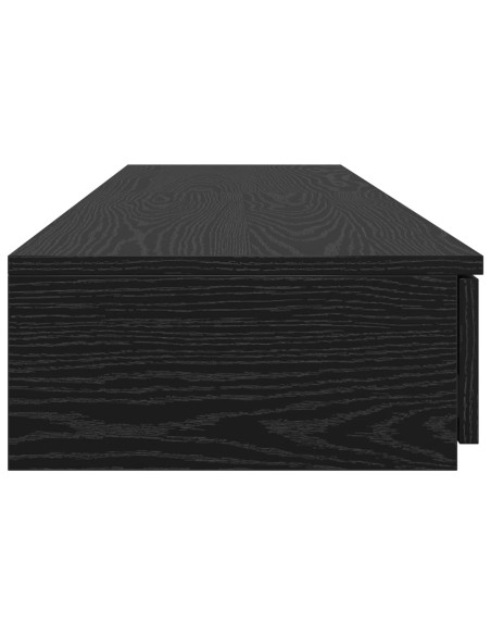 Comodino Rovere Nero Legno Ingegnerizzato 160 x 36.5 x 16.5 cm