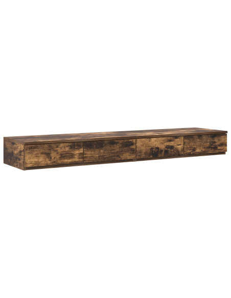 Comodino Rovere affumicato Legno ingegnerizzato