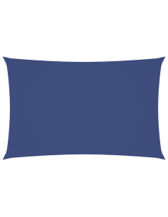 Parasole a Vela Oxford Rettangolare 4x7 m Blu 2