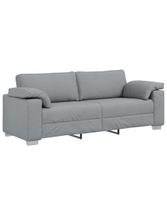 Set di divani 2 pcs Grigio chiaro 219 x 77 x 82 cm Tessuto