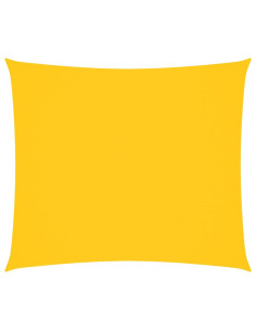 Parasole a Vela Oxford Rettangolare 2,5x3 m Gialla 2
