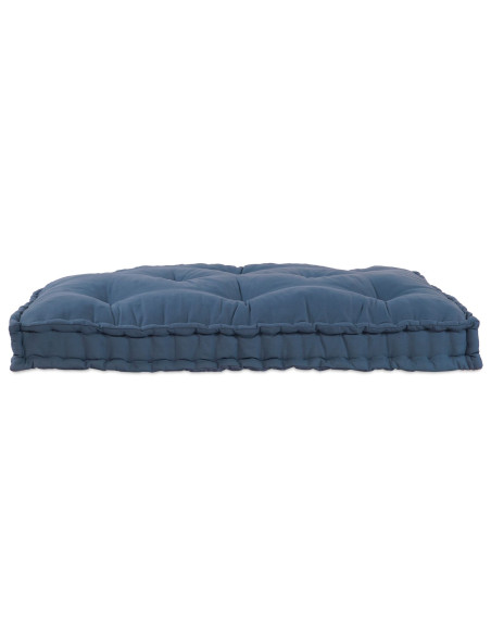 Cuscino per divano a pallet  in tessuto blu