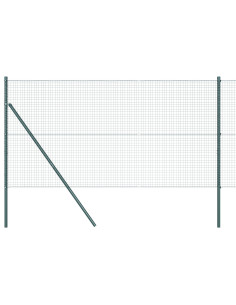 Palo della recinzione Verde 10 x 1 m (rete 25 x 25 mm) Acciaio 2