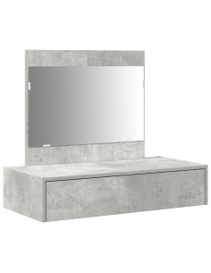 Tavolo da Trucco Grigio 83 x 40 x 70 cm Legno multistrato 2
