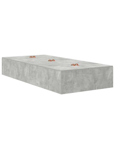 Struttura Letto  Grigio cemento Cemento Singolo Durevole