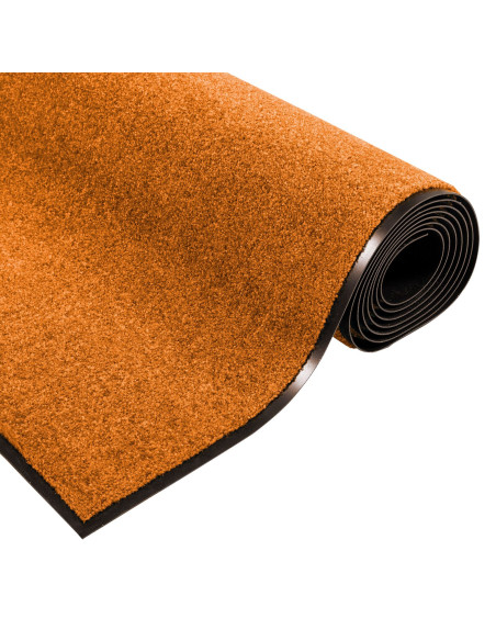 Tappetino Altro Arancione e Nero 120 x 250 cm Poliammide e PVC