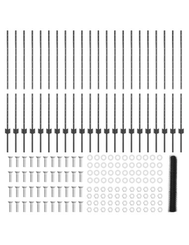 Recinzione con Posto Grigio 1,2 x 50 m Acciaio e PVC