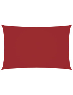 Parasole a Vela Oxford Rettangolare 5x8 m Rosso 2