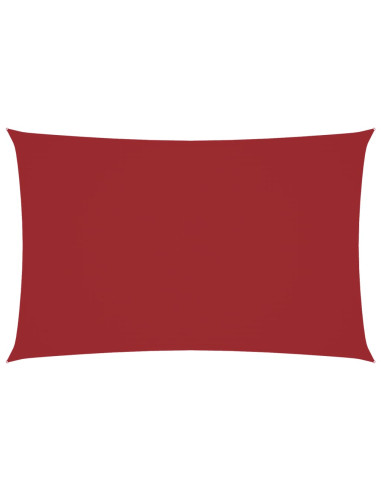 Parasole a Vela Oxford Rettangolare 5x8 m Rosso