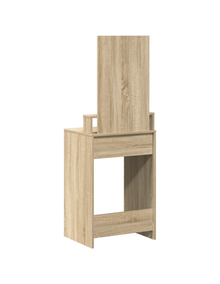 Toletta  con cassetti Rovere Sonoma 50x41x140 cm