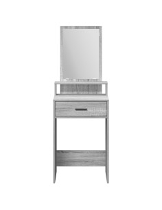 Tavolo da Trucco con cassetto Grigio Sonoma 50 x 41 x 140 cm