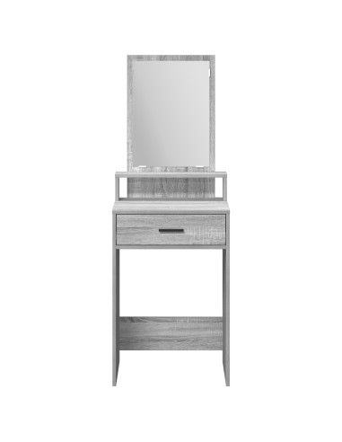 Tavolo da Trucco con cassetto Grigio Sonoma 50 x 41 x 140 cm