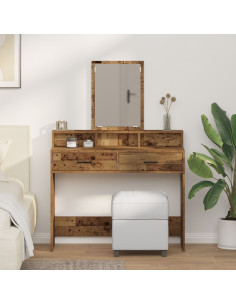 Tavolo da Trucco con cassetto Legno vecchio 100 x 41 x 140 cm