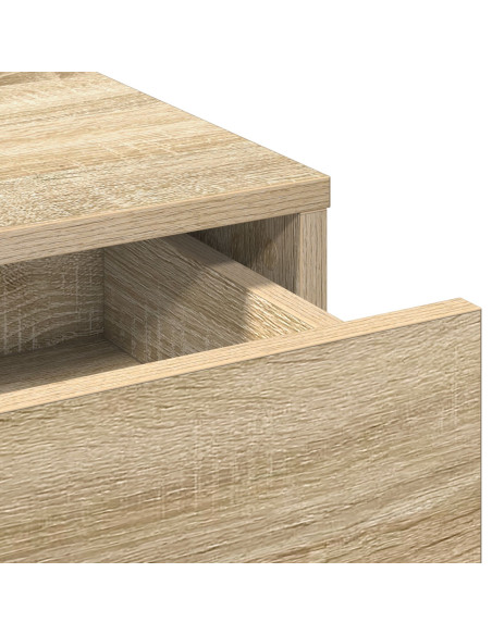 Tavolo da Trucco con cassetto Rovere Sonoma 50 x 41 x 140 cm