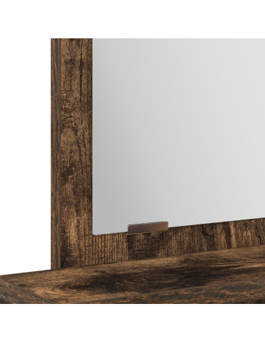 Tavolo da Trucco Rovere fumé 50 x 41 x 140 cm Legno multistrato