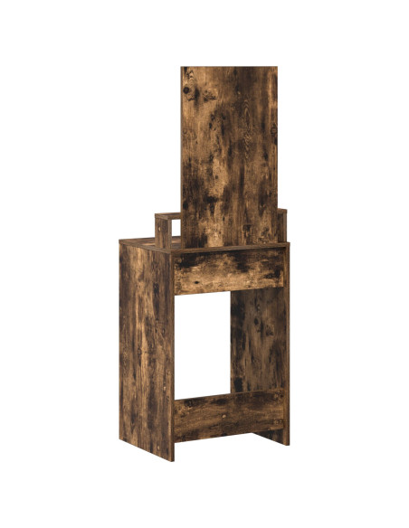 Toeletta  con cassetti in rovere scuro 50x41x140 cm
