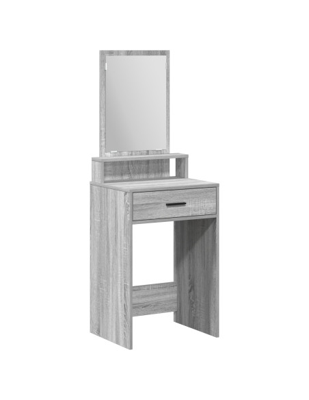 Tavolo da trucco  con cassetti Grigio Sonoma 50x41x140 cm
