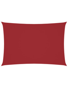 Parasole a Vela Oxford Rettangolare 2,5x4,5 m Rosso 2