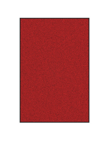 Tappetino Rosso e Nero 120 x 180 cm Polipropilene e vinile