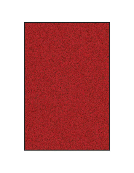 Tappetino Rosso e Nero 120 x 180 cm Polipropilene e vinile
