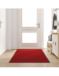Tappetino Rosso e Nero 120 x 250 cm Polipropilene e vinile