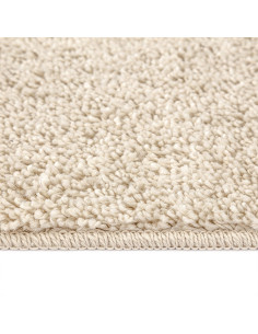 Tappeto Shaggy Antiscivolo Crema 160 x 160 cm PP