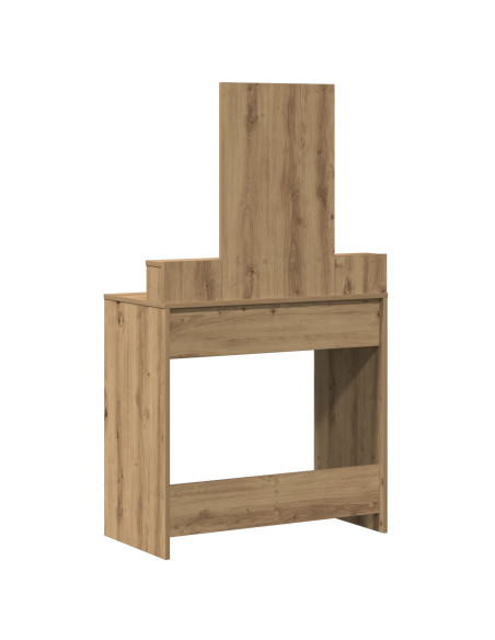 Toilette con cassetti in rovere fatto a mano 79x41x140 cm