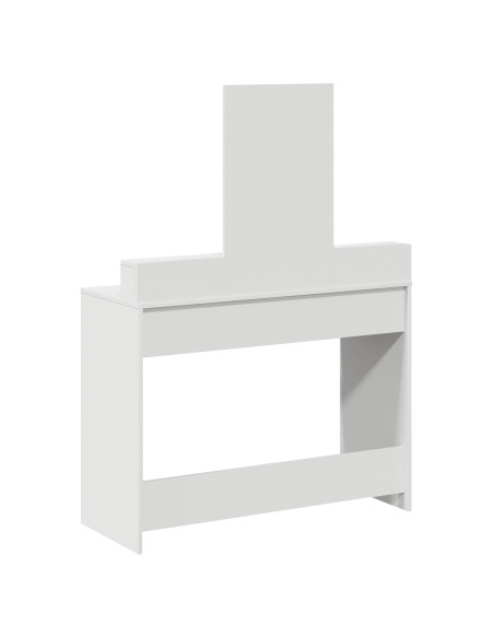 Toilette con Cassetti Bianca 100x41x140 cm di
