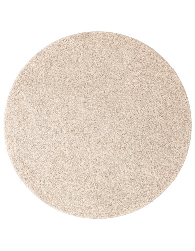 Tappeto Shaggy Antiscivolo Crema 160 x 160 cm PP