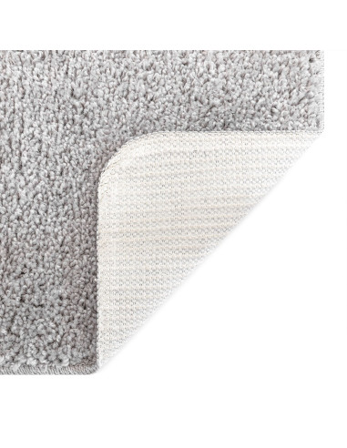 Tappeto Shaggy Antiscivolo Grigio 200 x 200 cm PP